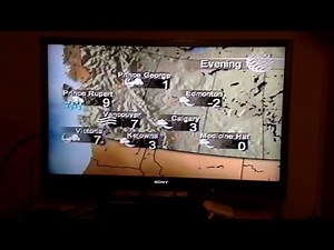 The Weather Network winter format 2002 or 2003, local forecast satellite version.