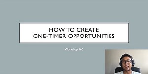 How to get open for a one-timer
