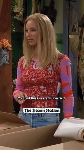 Phoebe almost reveals Ross & Rachel are still married | Friends S06 E04 | #friends #trending #shorts