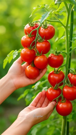 Tomato Plants Standing Strong with Perfect Support 🌱🍅 #gardening #plants #shorts #shortsvideo