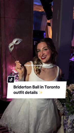 Outfit details of my look from the Bridgerton masquerade ball in Toronto ##bridgertonnetflix##bridgertonball##toronto##outfitdetails##bridgertonoutfits@@Bridgerton@@Netflix