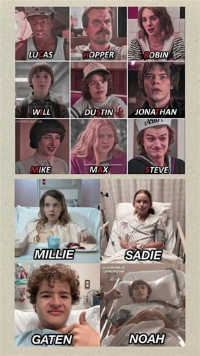 Stranger Things Cast in Hospital 😂💔 | Dark Humor Meme | Netflix Funny Edit #trendingnow #fanedit