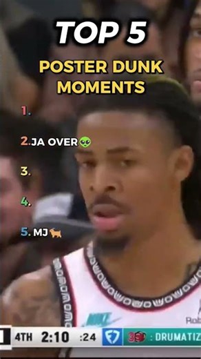 RANKING POSTER DUNK😱😱