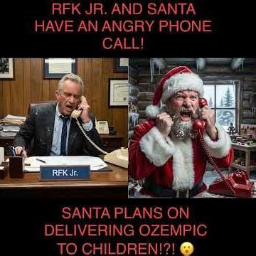 RFK Jr.'s Angry Phone Call With Santa Claus! Part 1 Of A Trilogy! #comedyshorts #christmascomedy