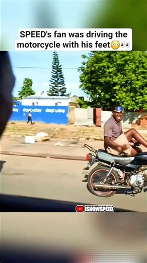 Unbelievable! Driving with Toes - Amazing Skill! #ishowspeed #funny