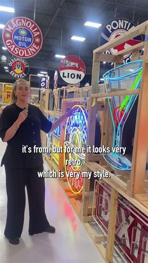 Tyler Mahoney's Favorite - Impressive Martini Cocktail Bar 4' Single Sided Porcelain Neon Sign