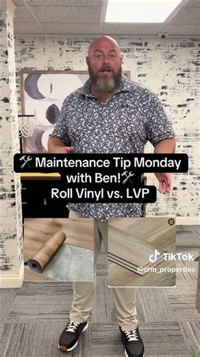 Maintenance Monday - What's the Difference Between LVP & Roll Vinyl?