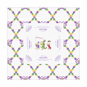 Mardi Gras MAHJONG Tablecloth, Size 55 X 55, Beginner Charleston Rules, New Orleans Style - Etsy