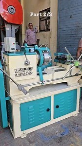 Foundation bolt production process step 2, threading of the bolt | Kwality Machinery Export