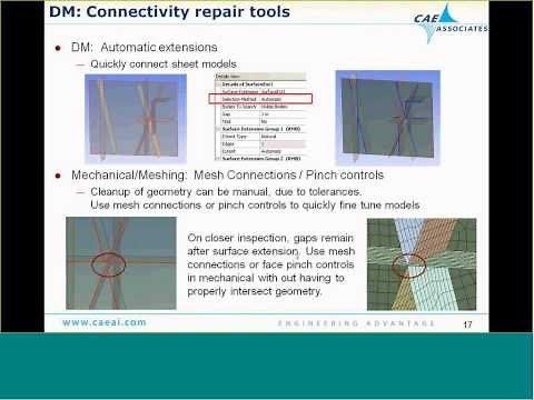 Combined Meshing in ANSYS Workbench | CAE Associates | ANSYS e-Learning