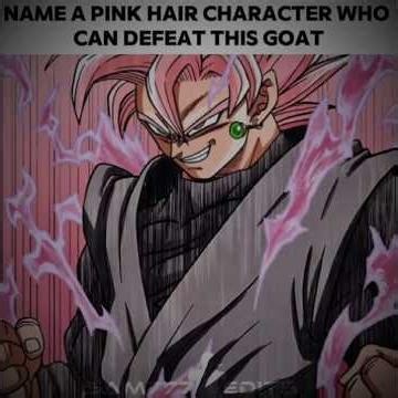 🔥 Pink Hair Warrior vs Goku Black 😱⚔️ The Ultimate Anime Battle! #shorts #anime