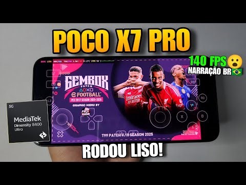 PES 2017 PATCH GEMBOX 2026 (HD) RODANDO LISO POCO X7 PRO EM PT-BR NO ANDROID GAMEHUB