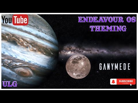 Endeavour OS Gnome Theming