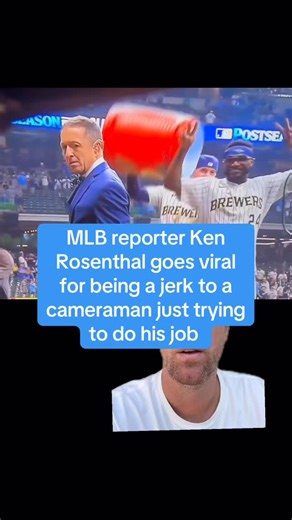 Kevin Clancy | MLB reporter Ken Rosenthal goes viral for being a jerk to a cameraman just trying to do his job | Instagram