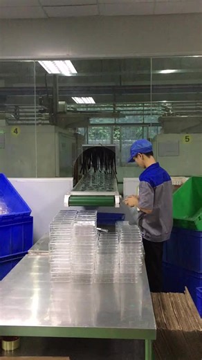 Promotional Durable Biscuit Packing Box Food Grade PS Plastic Container