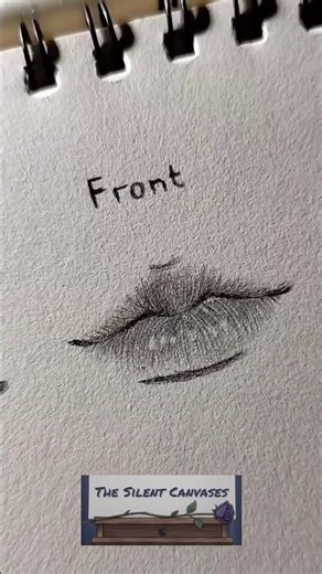 Drawing lips in three different ways ✍🏻✨