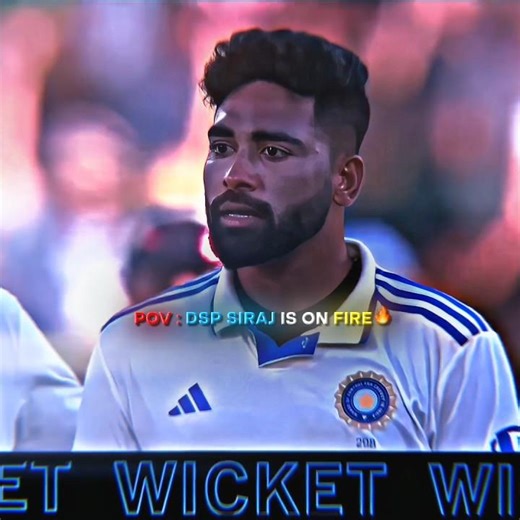 DSP on fire 🔥 #mahammadsiraj #cricket #shorts