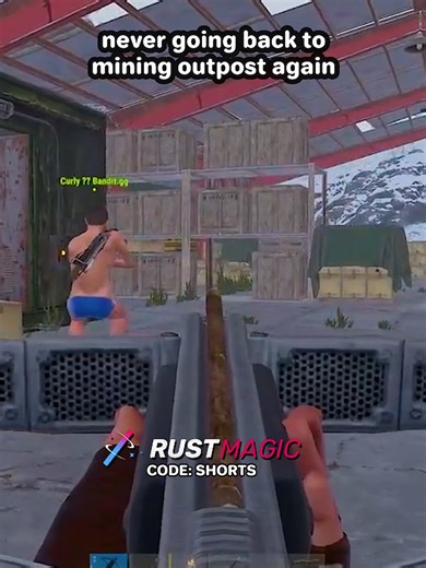 Experiencing Frustration at Mining Outpost in Rust