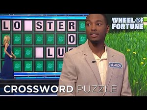 NEW Wheel of Fortune Crossword Puzzle Gameplay