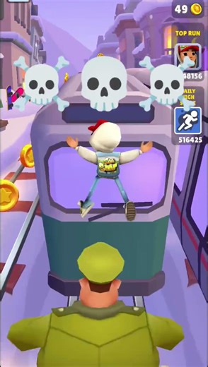 Subway Surfers funny fails and try to run😂 world epic crash moment 🤯 #shorts #subwaysurfers