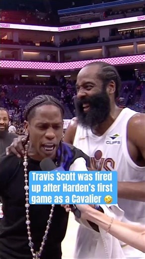 Travis Scott crashed the interview 😭