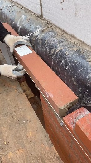 How To Lay Bricks tricks For Beginners Using a line🧱 | Bricklayer