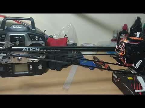 Align Trex 470L Tail Wag - Oscillation - Vibration