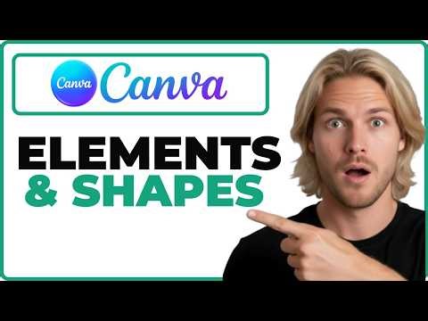 How To Add Elements And Shapes In Canva App (Working 2026)