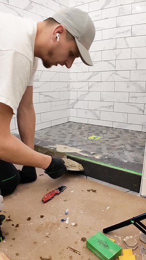 Tile threshold install — clean finish for a custom shower Smooth, durable, and perfectly aligned — see how we tile the shower entry for a professional waterproof look. 📍 Turner • Lake Oswego • Silverton • Salem OR 📞 Call/Text: 503-999-6866 https://taran-construction.com/services/tile-flooring-installation/ #tileinstallation #bathroomremodel #showerthreshold #oregoncontractor #tilingexperts #tilework #homerenovation #bathroomrenovation #plumberlife #remodelingexperts #portlandoregon #salemorego