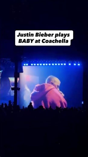 Justin Bieber plays BABY at Coachella