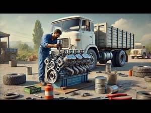 Diesel Truck Engine Repairing and Restoration How to Six Cylinder Diesel Engine Repairing