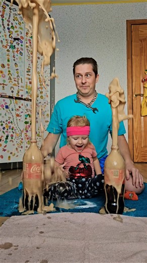 Cocacola Experiment In Slow Motion 3 #shorts #brainrot #satisfying tukoh taka