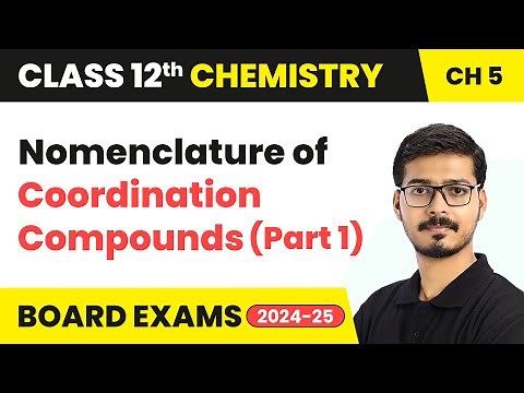 Nomenclature of Coordination Compounds (Part 1) - Coordination Compounds | Class 12 Chemistry Ch 5