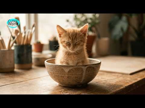 Adorable Cat Meditation Instant Relaxation & Calm Vibes