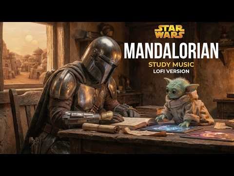 [2Hr] Study with Mando & Grogu | Lofi Jazz | Star Wars Lofi