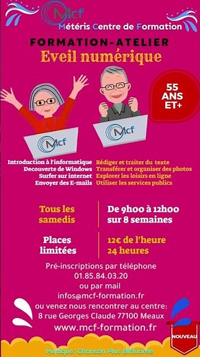 Atelier-formation Eveil numérique pour les seniors