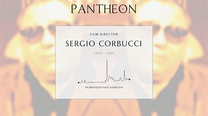 Sergio Corbucci Biography | Pantheon
