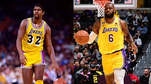 LeBron James & Magic Johnson similar passes mix