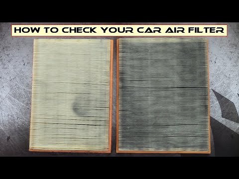 How to check your car air filter