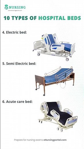 10 Types of Hospital Beds Every Nurse Should Know! 🛏️💉/ Nursing exam topics