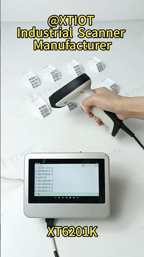 XT6201K Multi Scan Barcode IMEI QR Bar Code Bulk Barcode Scanner Wired