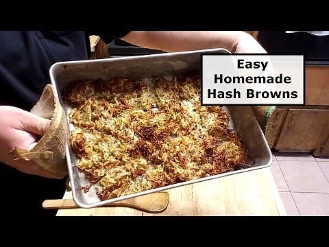 Easy Homemade Hash Browns - Baked In The Oven