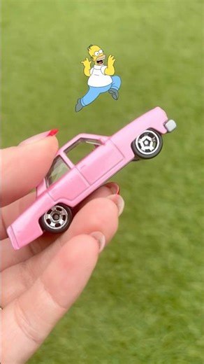 Car of the Day: The Simpsons Pink Sedan #hotwheels #thesimpsons #shorts