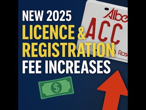 NEW 2025 Alberta Licence & Registration Fee Increases — What You’ll Actually Pay Now!