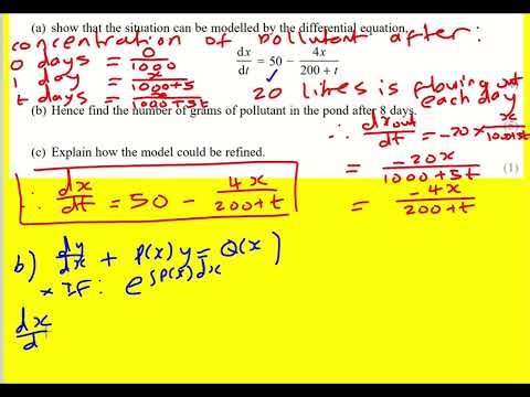 AL FM Edexcel Sample pure core paper 1 q5 (Further Maths A Level)