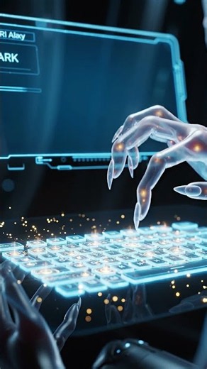Alien Holographic Keyboard ASMR! 👽✨