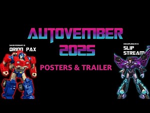Autovember 2025 Poster Compilation and Sneak Peek Transformers Stop Motion
