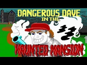 Dangerous Dave 2 - The Haunted Mansion gameplay (PC Game, 1991)