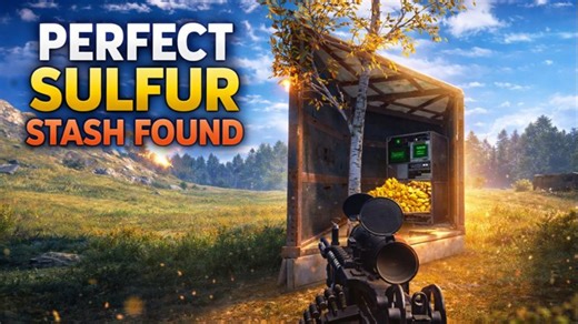 I accidentally found a perfectly built stash packed with sulfur