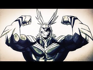 How To Draw All Might From My Hero Academia Step By Step [Tutorial]